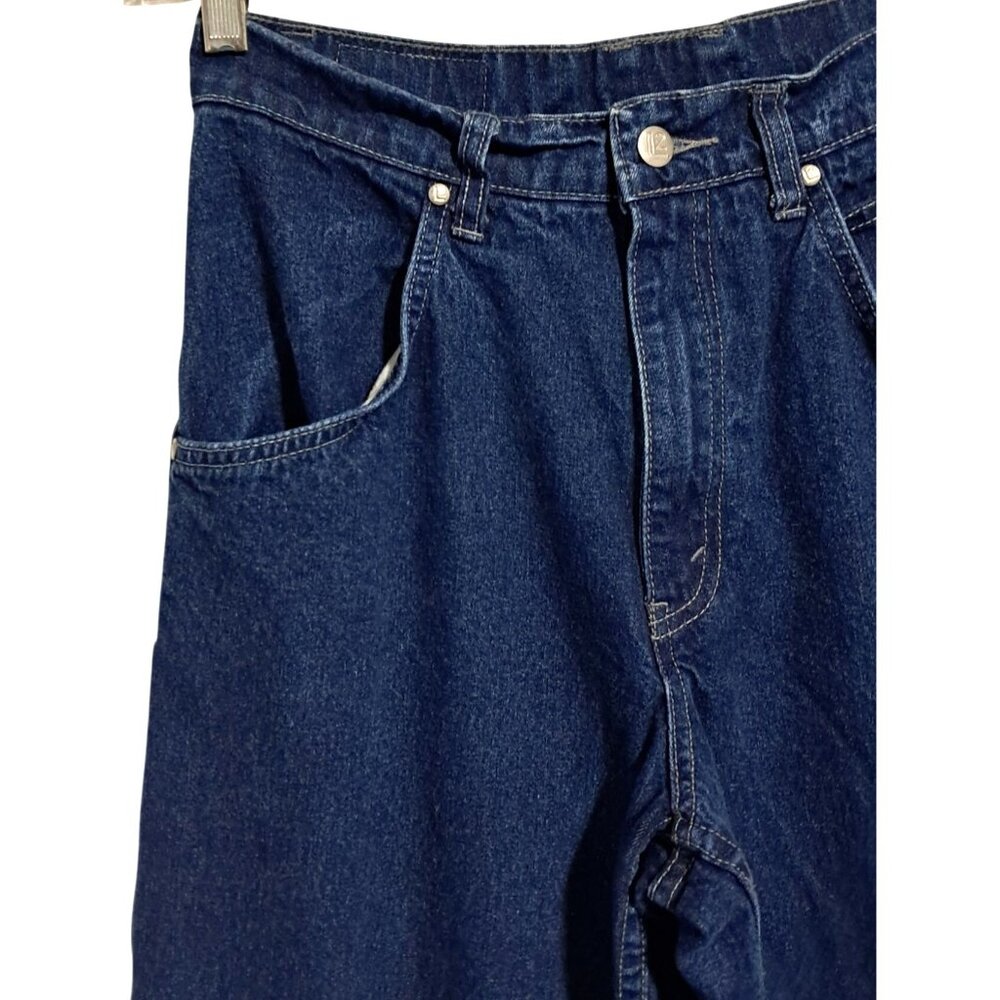 Levis L2 Jeans Mens W 28 Dark Wash Blue Denim Baggy Relaxed Fit - Picture 7 of 14